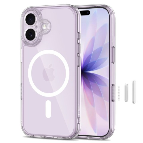 
„Magpeak Magsafe CC iPhone 17“ dėklas – permatomas
