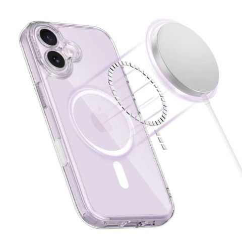 
„Magpeak Magsafe CC iPhone 17“ dėklas – permatomas
