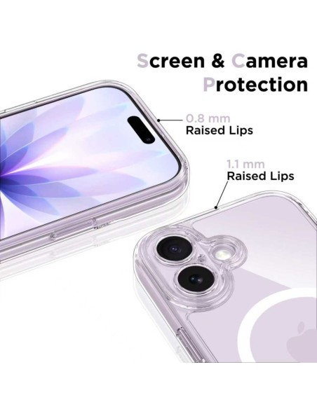 
„Magpeak Magsafe CC iPhone 17“ dėklas – permatomas
