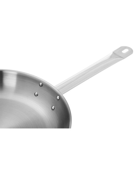 Nerūdijančio plieno keptuvės dujų indukcija sk. 30 cm Nerūdijančio plieno keptuvės dujų indukcija sk. 30 cm