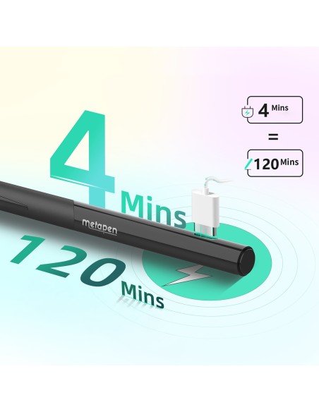 
iPad USB-C Pencil D1 Precision rašiklis – juodas
