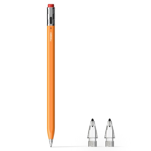 
„iPad“ rašiklis su 3 antgaliais, USB-C, „Air8 Pro X“ – oranžinis
