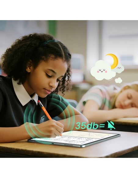 
„iPad“ rašiklis su 3 antgaliais, USB-C, „Air8 Pro X“ – oranžinis

