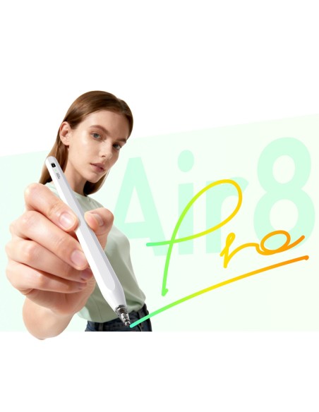 
„iPad“ USB-C pieštukas „Air8 Pro“ rašiklis – baltas
