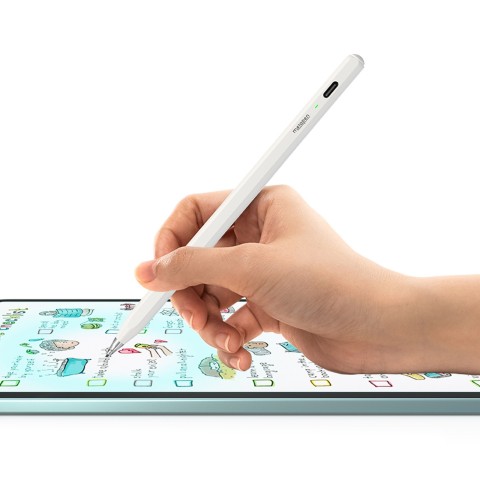 
„iPad“ USB-C pieštukas „Air8 Pro“ rašiklis – baltas
