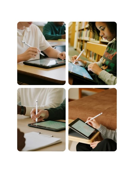 
„iPad“ USB-C pieštukas „Air8 Pro“ rašiklis – baltas
