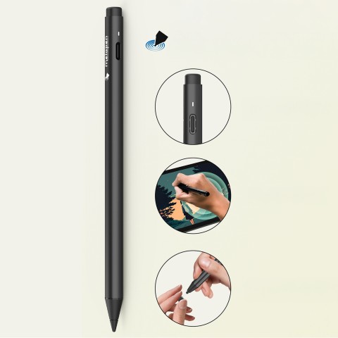 
USB-C Pen G1 jutiklinio ekrano rašiklis – juodas
