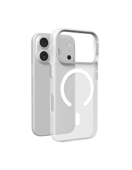 
„iPhone 17 Pro“ „Lightfeel MagSafe“ dėklas – permatomas baltas
