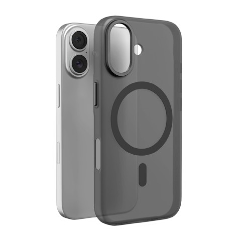 
„iPhone 17 Lightfeel MagSafe“ dėklas – permatomas juodas
