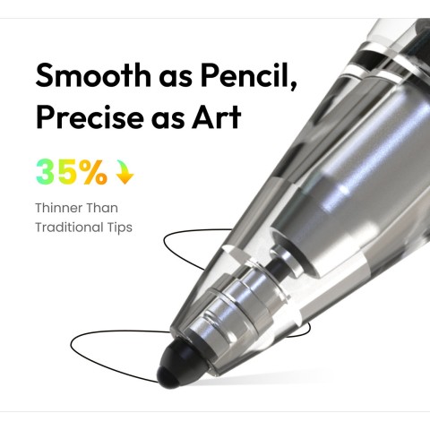 
„Pencil Air 8 Pro“ / „Pencil Air 8 Pro X“ rašiklių antgaliai – skaidrūs
