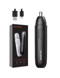 
USB-C nosies, ausų ir antakių kirptuvas – juodas
