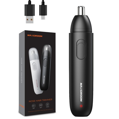 
USB-C nosies, ausų ir antakių kirptuvas – juodas
