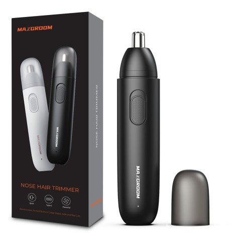 
USB-C nosies, ausų ir antakių kirptuvas – juodas
