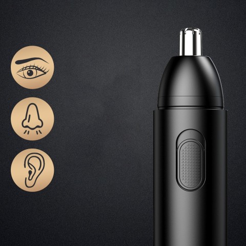 
USB-C nosies, ausų ir antakių kirptuvas – juodas
