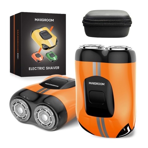 
Elektrinis skustuvas 400mAh IPX7 - oranžinis
