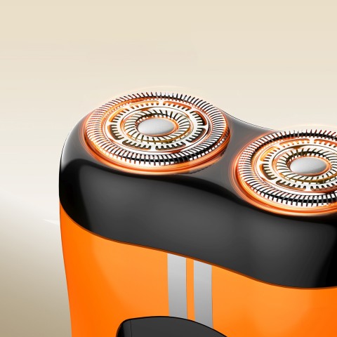 
Elektrinis skustuvas 400mAh IPX7 - oranžinis
