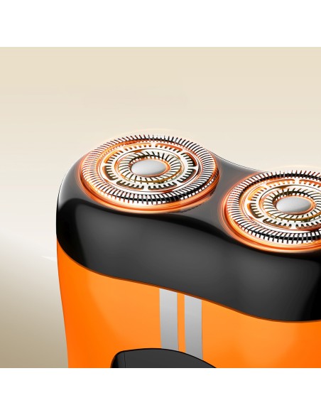 
Elektrinis skustuvas 400mAh IPX7 - oranžinis
