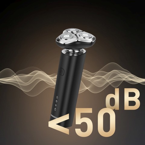 
Elektrinis skustuvas-žirklė 3 viename USB-C 600mAh IPX7 - juodas
