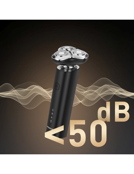 
Elektrinis skustuvas-žirklė 3 viename USB-C 600mAh IPX7 - juodas
