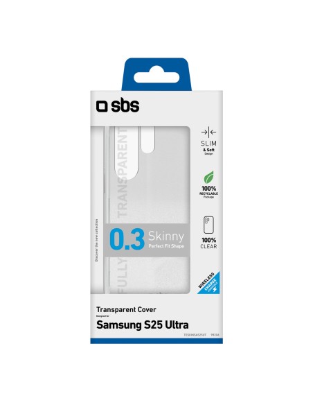 
„Samsung Galaxy S25“ itin plonas dėklas – skaidrus
