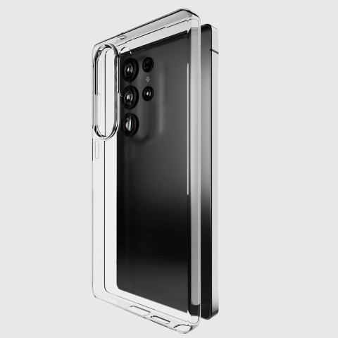 
„Samsung Galaxy S25“ itin plonas dėklas – skaidrus
