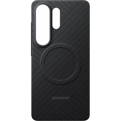 
„Samsung Galaxy S26 Ultra“ „Samsung Carbon“ tipo dėklas su magnetu „MagSafe“ – juodas
