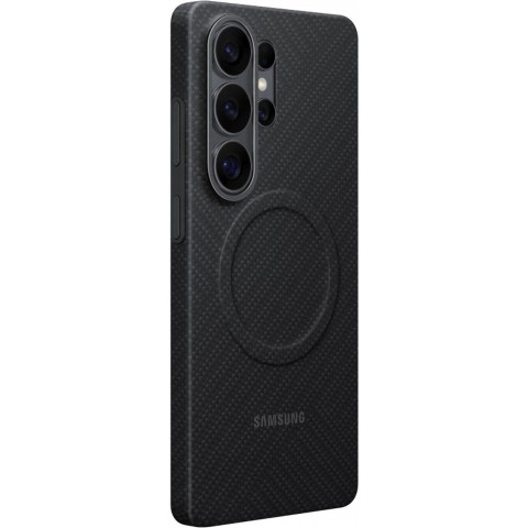 
„Samsung Galaxy S26 Ultra“ „Samsung Carbon“ tipo dėklas su magnetu „MagSafe“ – juodas

