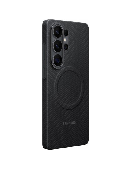 
„Samsung Galaxy S26 Ultra“ „Samsung Carbon“ tipo dėklas su magnetu „MagSafe“ – juodas

