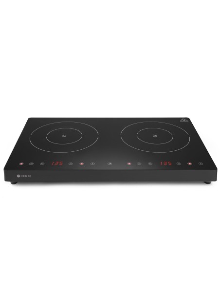 Reguliuojama indukcinė viryklė su jutikliniu skydeliu 2 kaitvietės Black Line sk. 22cm 3500W – Hendi 239414 Reguliuojama indukcinė viryklė su jutikliniu skydeliu 2 kaitvietės Black Line sk. 22cm 3500W – Hendi 239414