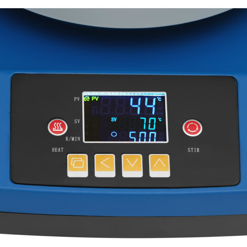 Laboratorinė šildymo mantija su magnetine maišykle + stovas 3 l 1800 aps./min 300 C