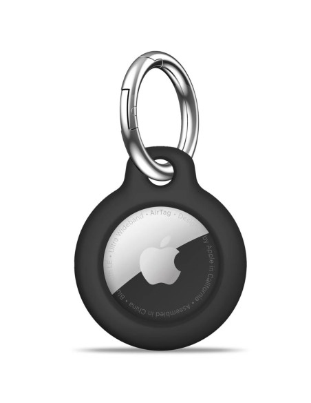 
„Apple AirTag“ raktų pakabuko dėklas, juodas - 2 vnt.
