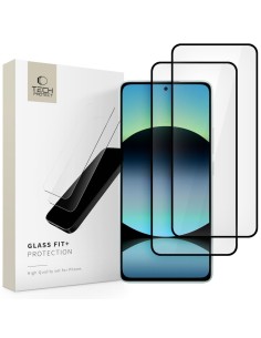 
Grūdintas stiklas Xiaomi Redmi Note 14 4G / 5G Glass Fit juodas - 2 vnt.
