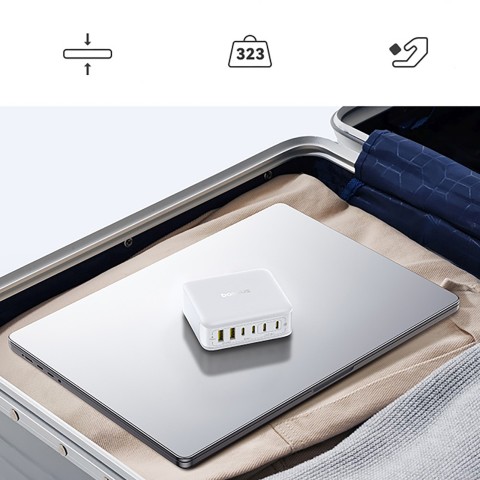 
„EnerFill FH21“ 120 W USB-A USB-C įkrovimo stotelė – balta
