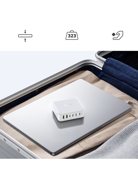 
„EnerFill FH21“ 120 W USB-A USB-C įkrovimo stotelė – balta
