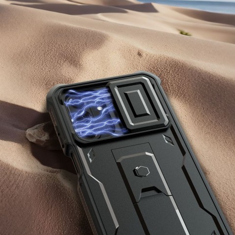 
Samsung Galaxy A17 4G / 5G Kevlar Cam+ dėklas - juodas

