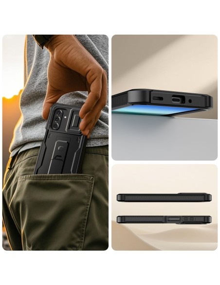 
Samsung Galaxy A17 4G / 5G Kevlar Cam+ dėklas - juodas
