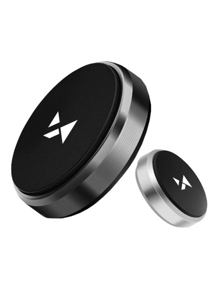 Magnetinis automobilinis telefono laikiklis prietaisų skydeliui juodas