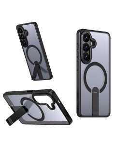 
„Samsung Galaxy A57“ dėklas su „Hybrid Armor X MagSafe“ stovu – juodas
