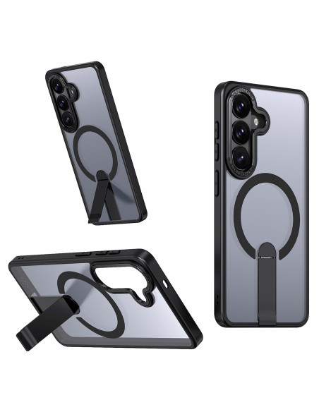 
„Samsung Galaxy A57“ dėklas su „Hybrid Armor X MagSafe“ stovu – juodas
