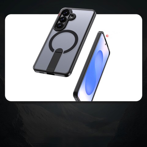 
„Samsung Galaxy A36 / A37“ dėklas su „Hybrid Armor X MagSafe“ stovu – juodas
