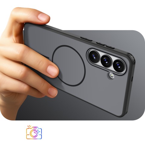 
„Samsung Galaxy S26 Hybrid Armor T“ dėklas – juodas
