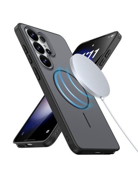 
„Samsung Galaxy S26 Ultra Hybrid Armor T“ dėklas – juodas
