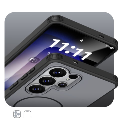 
„Samsung Galaxy S26 Ultra Hybrid Armor T“ dėklas – juodas
