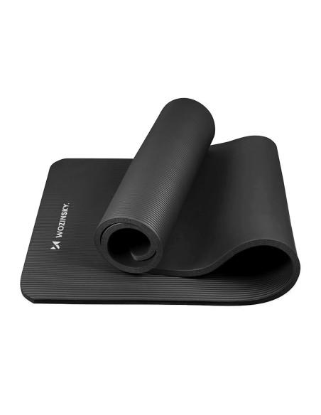 
Storas gimnastikos kilimėlis jogos pratimams, 183 x 61 x 1,5 cm - juodas
