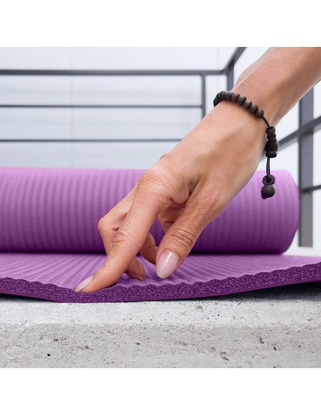 
Storas gimnastikos kilimėlis jogos pratimams, 183 x 61 x 1,5 cm - violetinis
