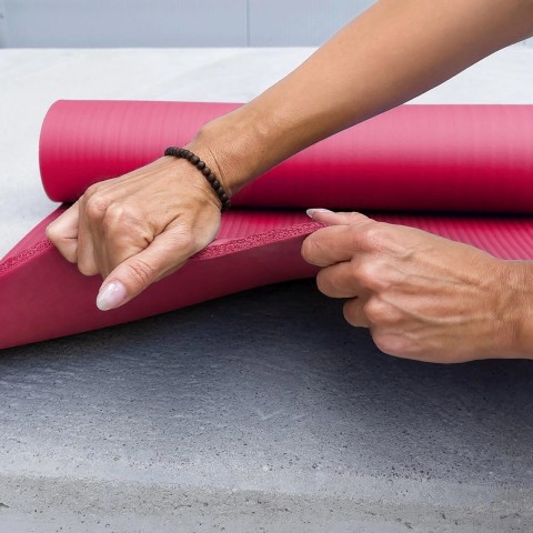 
Storas gimnastikos kilimėlis jogos pratimams, 183 x 61 x 1,5 cm - rožinis
