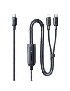 
2 viename USB-C laidas - 2x USB-C 140W 1,5 m - juodas
