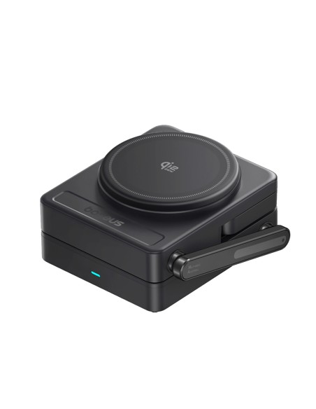 
3 viename „Qi2.2“ 35 W belaidis įkroviklis su 45 W ES maitinimo adapteriu ir 1 m USB-C laidu – juodas
