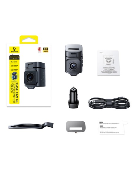 
„PrimeTrip VD1 Pro“ GPS 4K automobilio vaizdo registratorius – juodas

