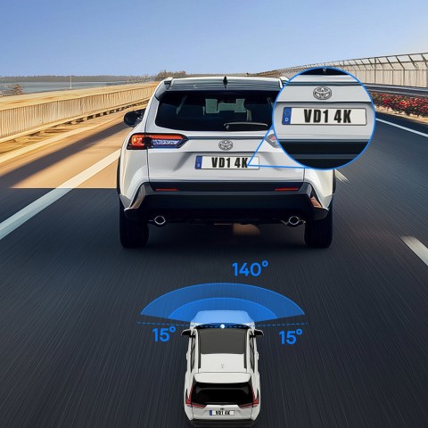 
„PrimeTrip VD1 Pro“ GPS 4K automobilio vaizdo registratorius – juodas
